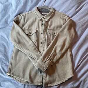 Outerknown Button-Up Shirt Jacket Gray